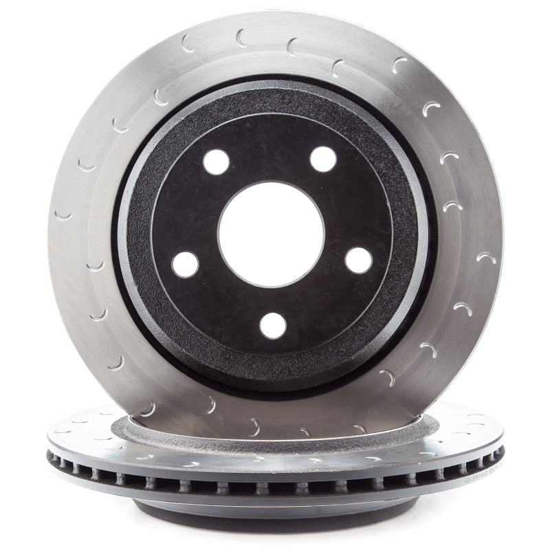 ALC Rear Brake Kits - Alcon 2007+ Jeep JK-JL 330x22mm Rotors 4-Piston Calipers Rear Brake Kit (Includes Brake Lines) - Red
