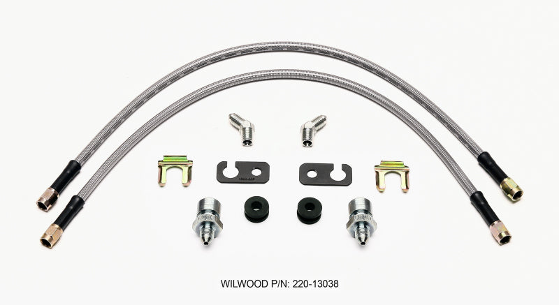 WIL Flexline Brake Hose - Wilwood Flexline Kit Front 2013 Focus