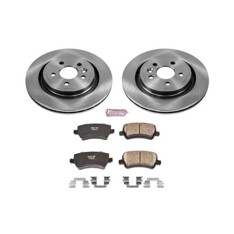 PSB Autospecialty Kit - Power Stop 11-18 Volvo S60 Rear Autospecialty Brake Kit
