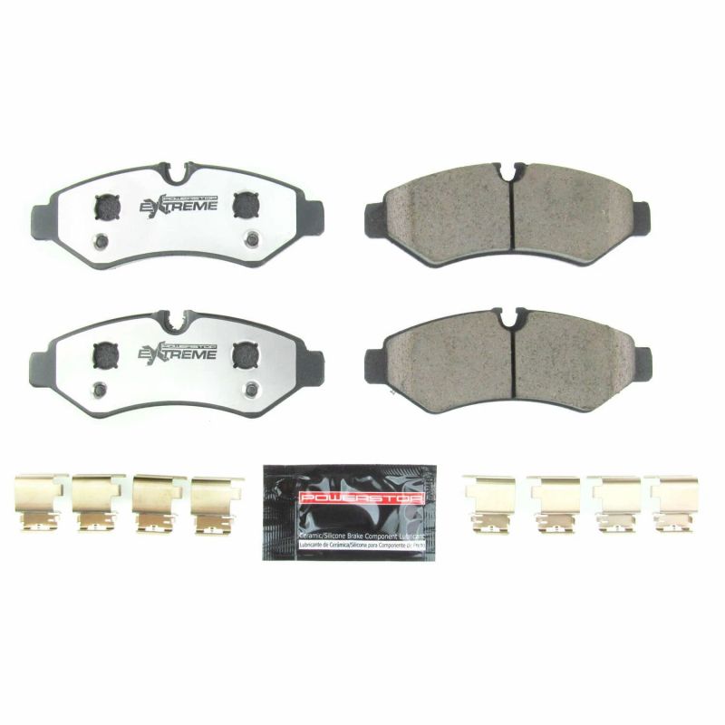 PSB Z36 Truck & Tow Brake Pads - Power Stop 2019 Freightliner Sprinter 1500 Rear Z36 Truck & Tow Brake Pads w/Hardware