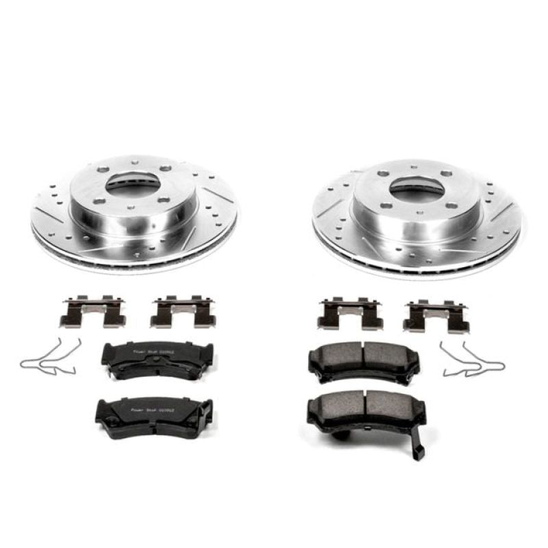 PSB Z23 Evolution Kit - Power Stop 95-98 Nissan 200SX Front Z23 Evolution Sport Brake Kit