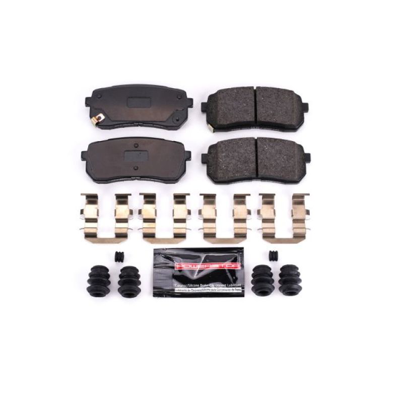 PSB Z23 Evolution Brake Pads - Power Stop 07-12 Hyundai Veracruz Rear Z23 Evolution Sport Brake Pads w/Hardware