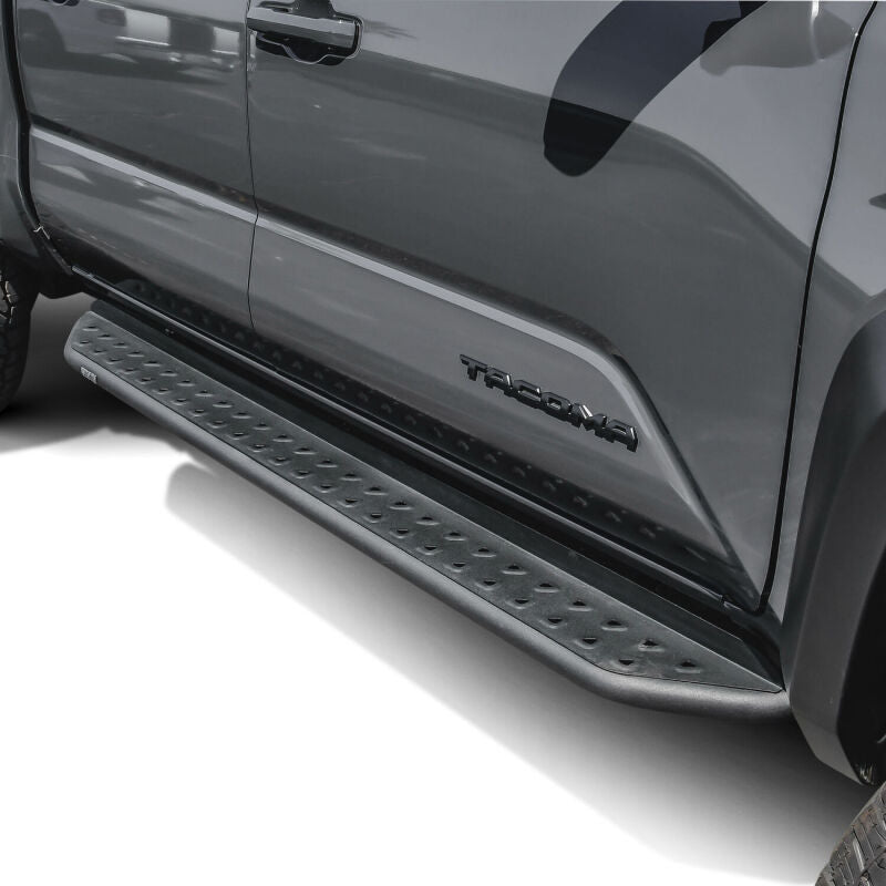 WES Running Boards - Outlaw - Westin 2024 Toyota Tacoma Double Cab Outlaw Running Boards - Textured Black