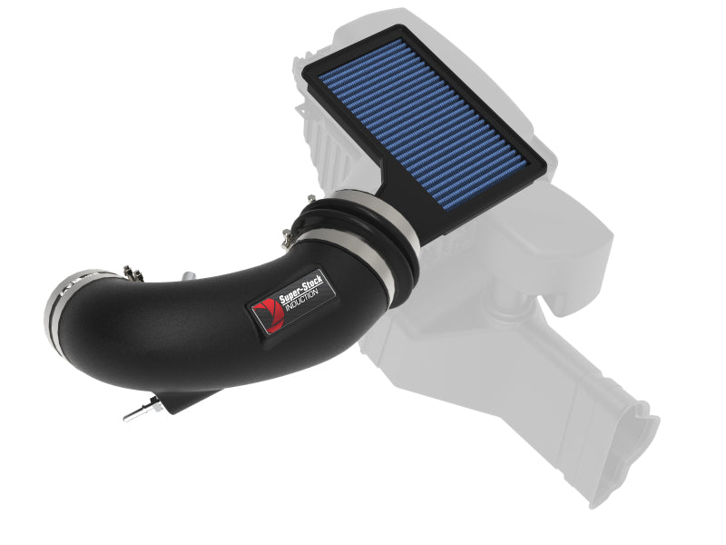 AFE Super Stock Induction System - aFe MagnumFORCE Intake Super Stock Pro 5R Media 18-20 Ford Mustang GT V8-5.0L