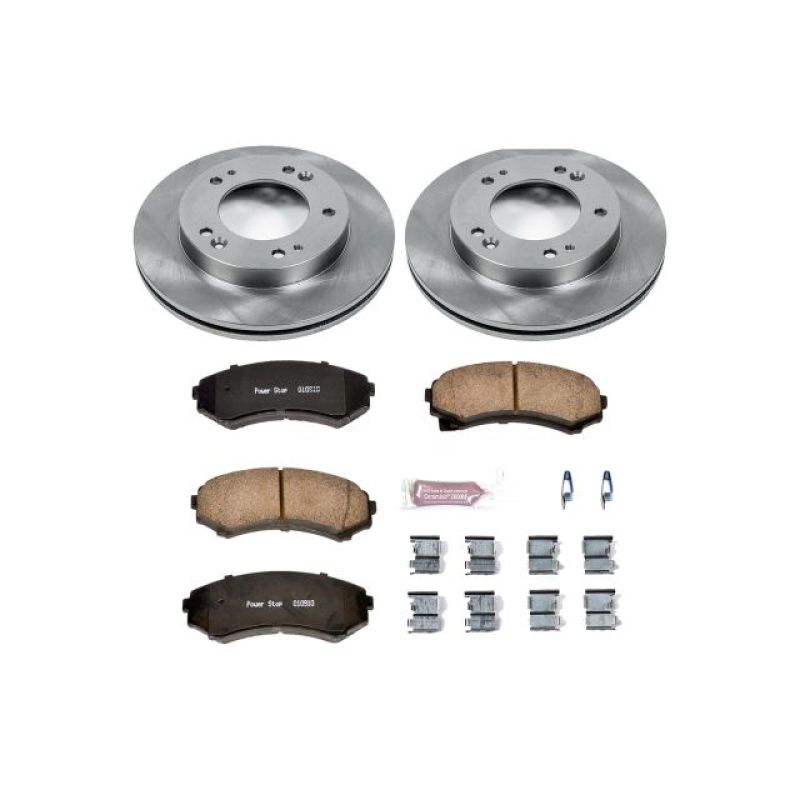 PSB Autospecialty Kit - Power Stop 2002 Honda Passport Front Autospecialty Brake Kit