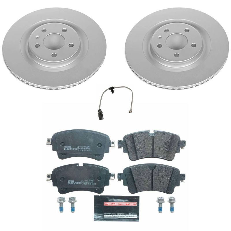 PSB Euro-Stop Kit - Power Stop 19-20 Audi A6 Quattro Rear Euro-Stop Brake Kit