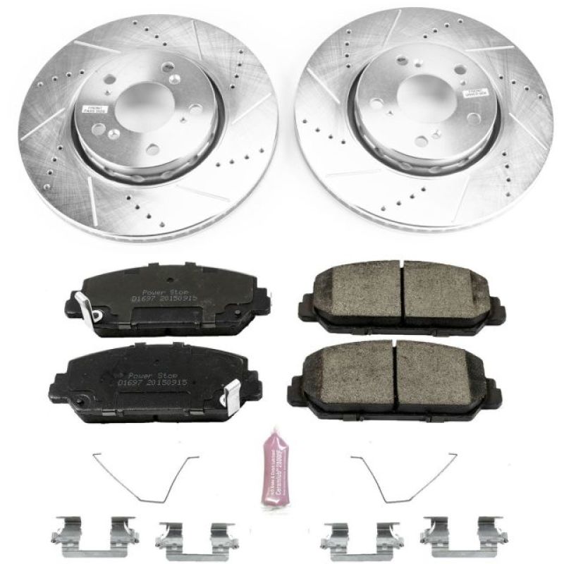 PSB Z23 Evolution Kit - Power Stop 14-19 Acura RLX Front Z23 Evolution Sport Brake Kit