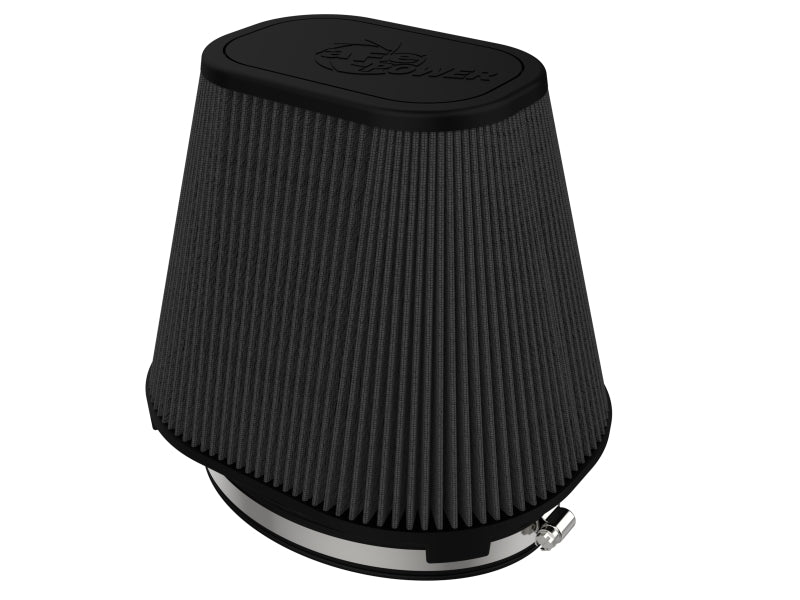 AFE Universal Pro-5 R Filter - aFe MagnumFLOW Black Pro-5 R Air Filter (Use w/ PN 57-10002/57-10009/57-10018/57-10028)