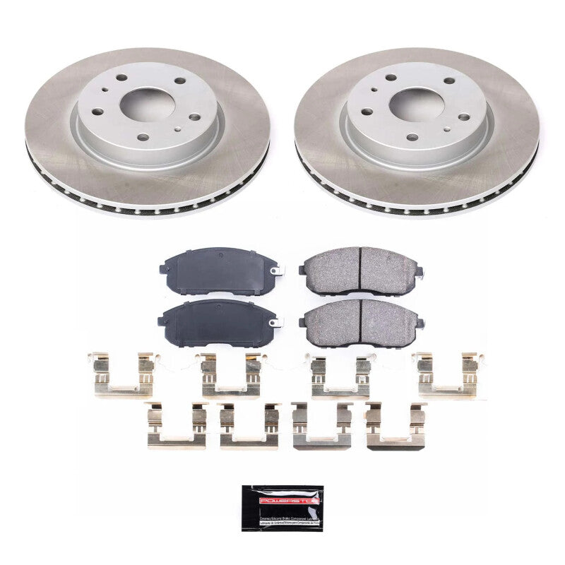 PSB Semi-Coated Rotor Kits - Power Stop 07-13 Suzuki SX4 Front Semi-Coated Rotor Kit