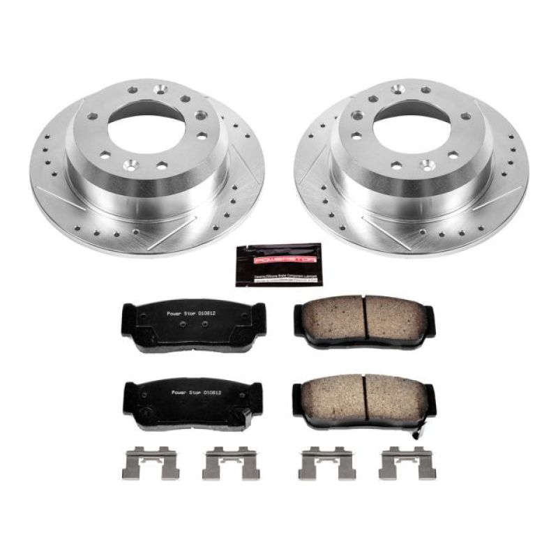PSB Z23 Evolution Kit - Power Stop 2007 Hyundai Entourage Rear Z23 Evolution Sport Brake Kit
