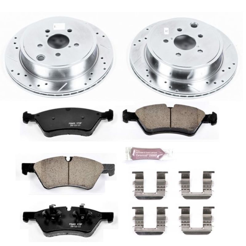 PSB Z23 Evolution Kit - Power Stop 13-16 Scion FR-S Rear Z23 Evolution Sport Brake Kit