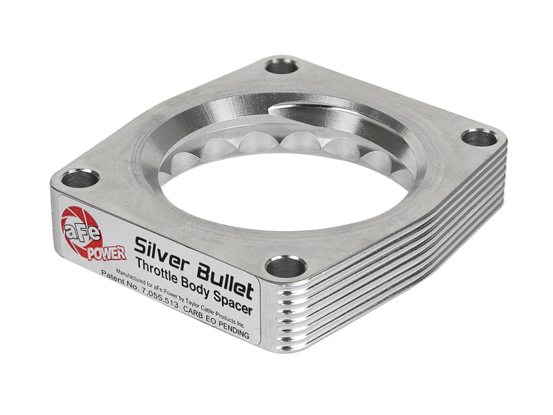 AFE Silver Bullet TBS - aFe Silver Bullet Throttle Body Spacer TBS 17-19 Nissan Patrol (Y61) I6-4.8L