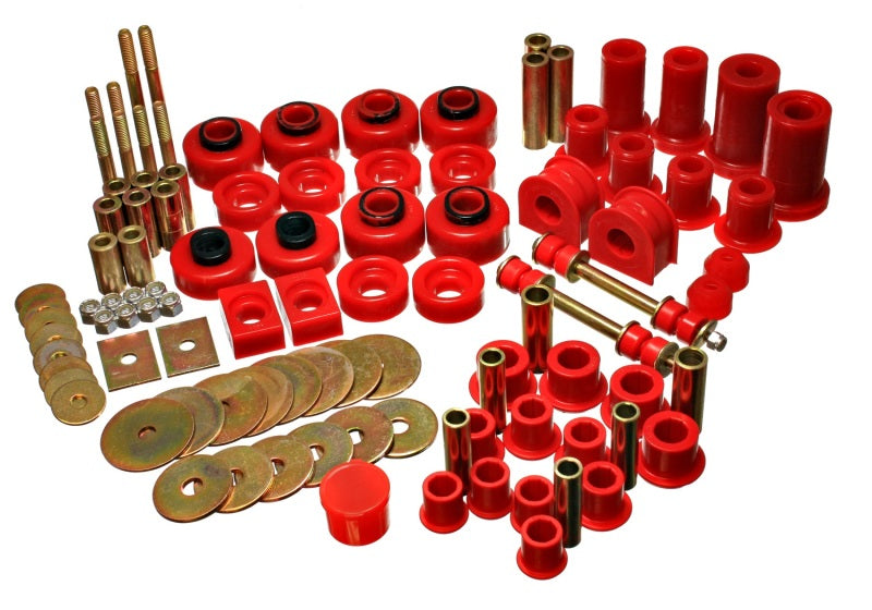 ES Hyper-Flex Sets - Red - Energy Suspension 97-03 Ford F150 Pickup 2WD Std Cab/Xtd Cab/Super Crew Cab Red Hyper-flex Master Bu