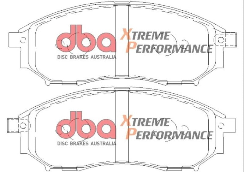 DBA XP650 Brake Pads - DBA 09 Nissan 350Z / 05-08 Infiniti G35 w/o Brembo XP650 Front Brake Pads