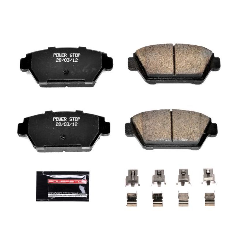 PSB Z23 Evolution Brake Pads - Power Stop 90-94 Eagle Talon Rear Z23 Evolution Sport Brake Pads w/Hardware
