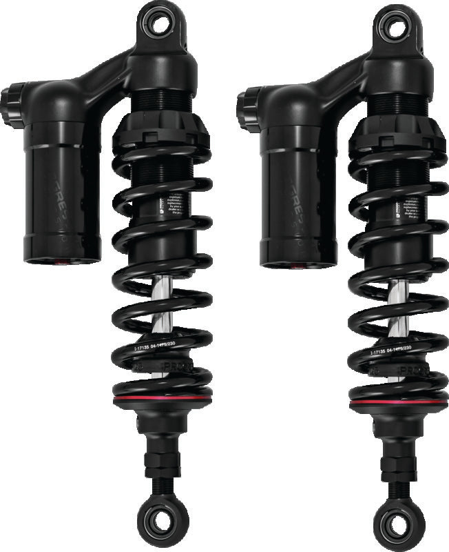 PGR 990 Shocks - Progressive Harley Dyna 990 Series Shocks 13.5in - Black
