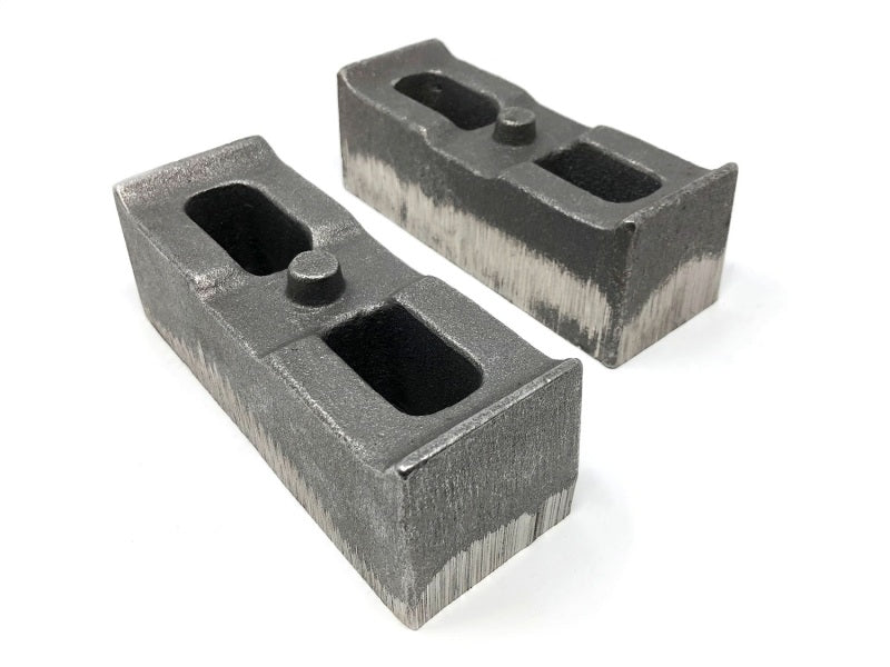 TUF Lift Blocks - Tuff Country 01-10 Chevy Silverado 2500HD/3500 4wd 2in Cast Iron Lift Blocks Pair