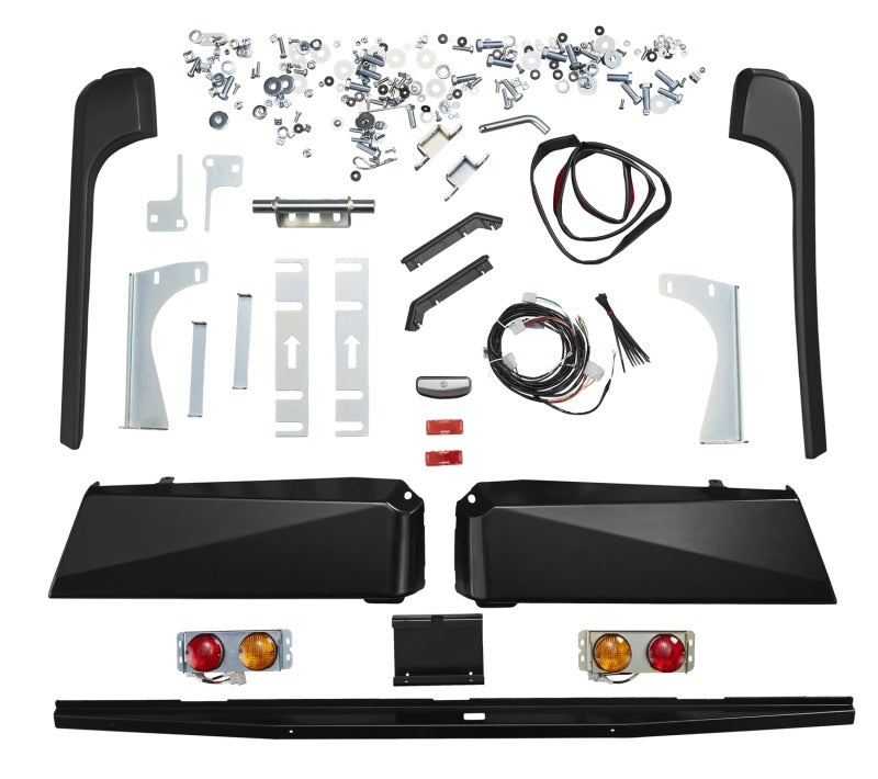 ARB Rear Bars w/o Carriers - ARB Rear Bar 3500Kg 100Ifs Black