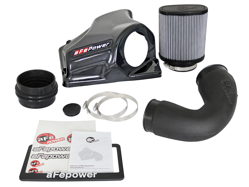 AFE Magnum FORCE Stage-2 Cold Air Intakes - aFe MagnumFORCE Intake Stage-2 Pro DRY S 2017 BMW 330i (F3x) L4-2.0L (t) B48