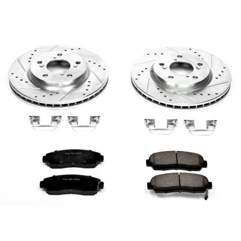 PSB Z23 Evolution Kit - Power Stop 05-10 Honda Odyssey Front Z23 Evolution Sport Brake Kit