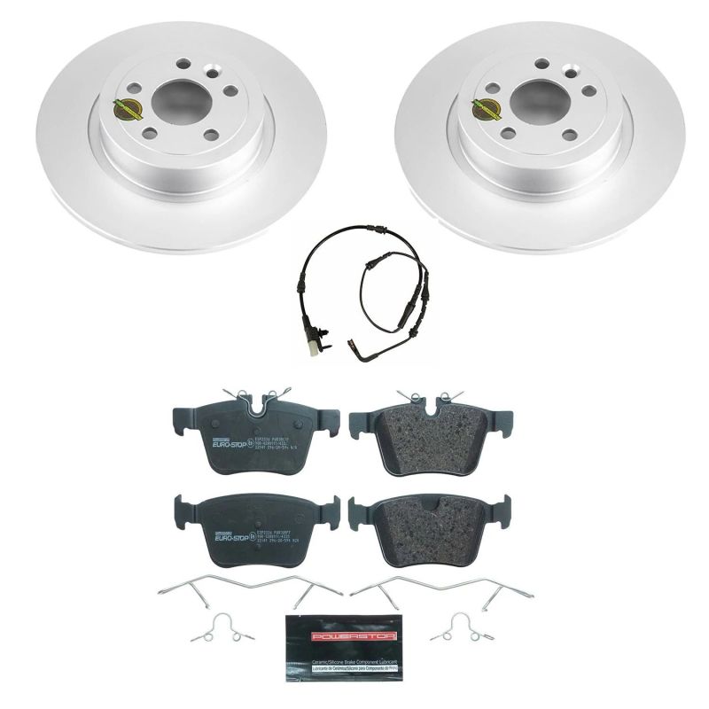 PSB Euro-Stop Kit - Power Stop 16-19 Land Rover Range Rover Evoque Rear Euro-Stop Brake Kit
