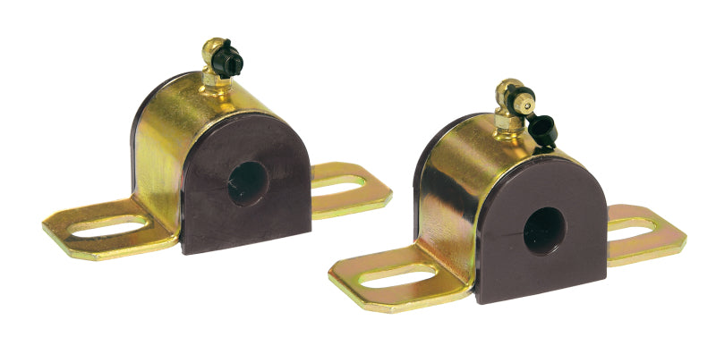 PRO Sway/End Link Bush - Blk - Prothane Universal 90 Deg Greasable Sway Bar Bushings - 9/16in - Type B Bracket - Black