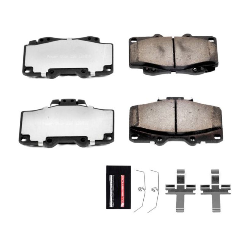 PSB Z36 Truck & Tow Brake Pads - Power Stop 96-02 Toyota 4Runner Front Z36 Truck & Tow Brake Pads w/Hardware