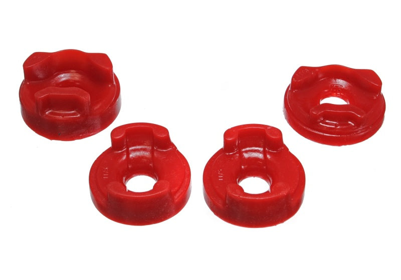 ES Motor Mounts - Red - Energy Suspension 03-06 Toyota Matrix Red Motor Mount Insert Set (front and rear torque positions m