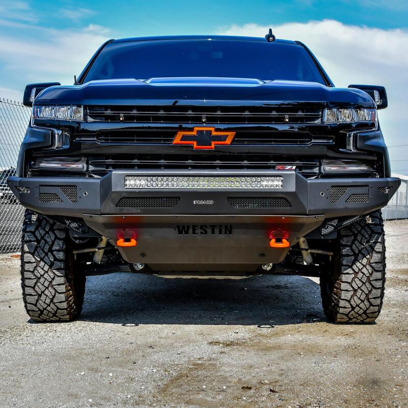 WES Pro-Mod Bumpers - Westin 19-21 Chevrolet Silverado 1500 Pro-Mod Front Bumper - Tex. Blk