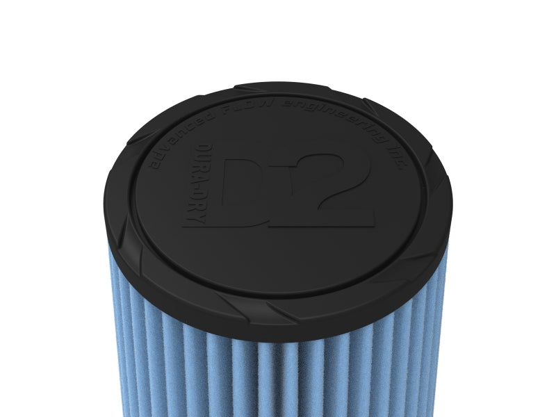 AFE Universal D2 Dura Dry Air Filter - aFe Magnum FORCE Intake Replacement Air Filter w/ D2 Dura-Dry 4in Fx6in Bx4-3/4in Tx7in H (w/ Bumps)