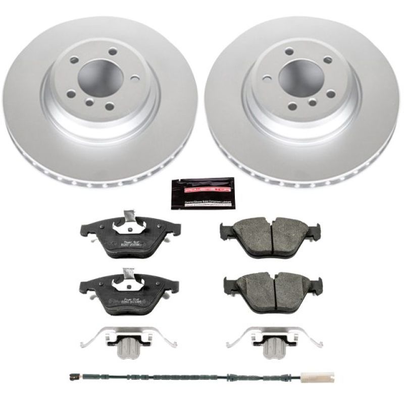 PSB Z23 Evolution Coated Kit - Power Stop 11-13 BMW 335i xDrive Front Z23 Evolution Sport Coated Brake Kit