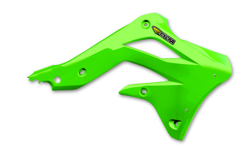 CYC Radiator Shroud - Cycra 12-15 Kawasaki KX450F Radiator Shroud - Green