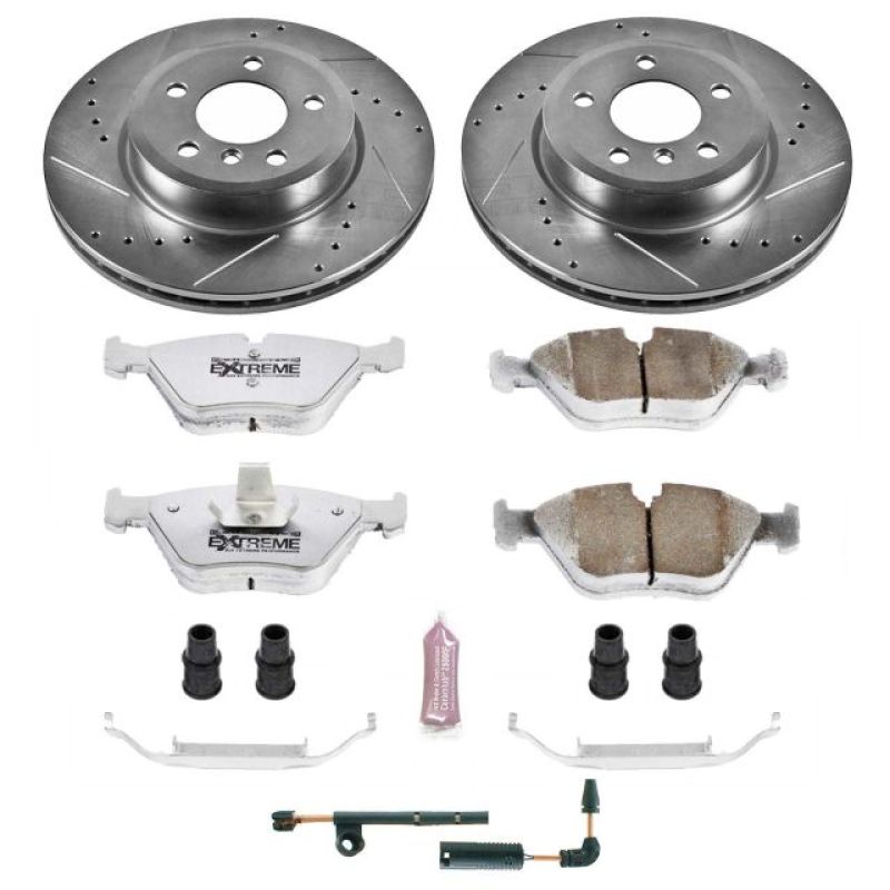 PSB Z26 Street Warrior Kit - Power Stop 04-10 BMW X3 Front Z26 Street Warrior Brake Kit