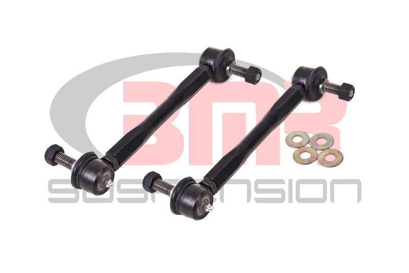 BMR End Links - BMR 15-17 S550 Mustang Front Sway Bar End Link Kit - Black