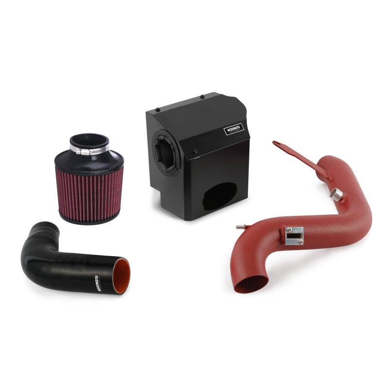 MM Air Intakes - Mishimoto 14-15 Ford Fiesta ST 1.6L Performance Air Intake Kit - Wrinkle Red