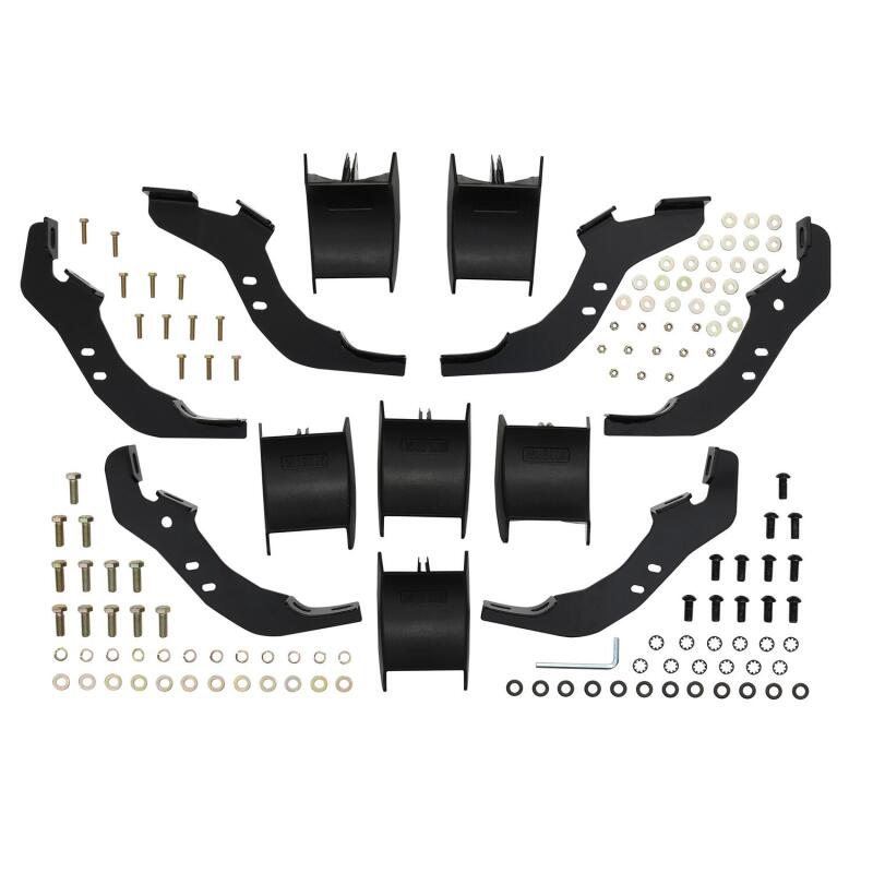 WES Nerf Bars - PRO TRAXX 5 - Westin 21-22 Ford Bronco (4-Door) PRO TRAXX 5 Oval Nerf Step Bars - Textured Black