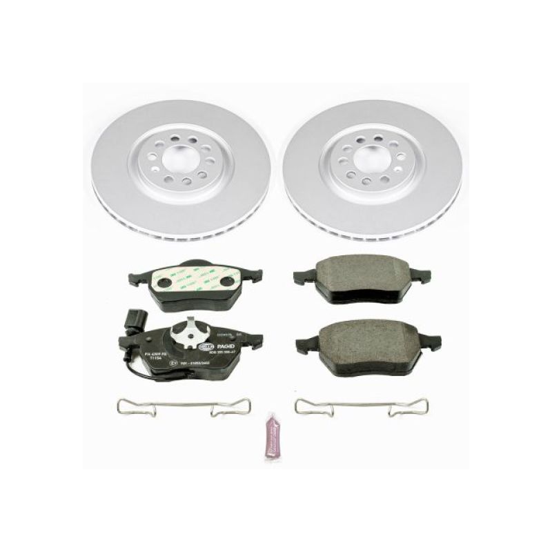 PSB Euro-Stop Kit - Power Stop 99-06 Audi TT Front Euro-Stop Brake Kit