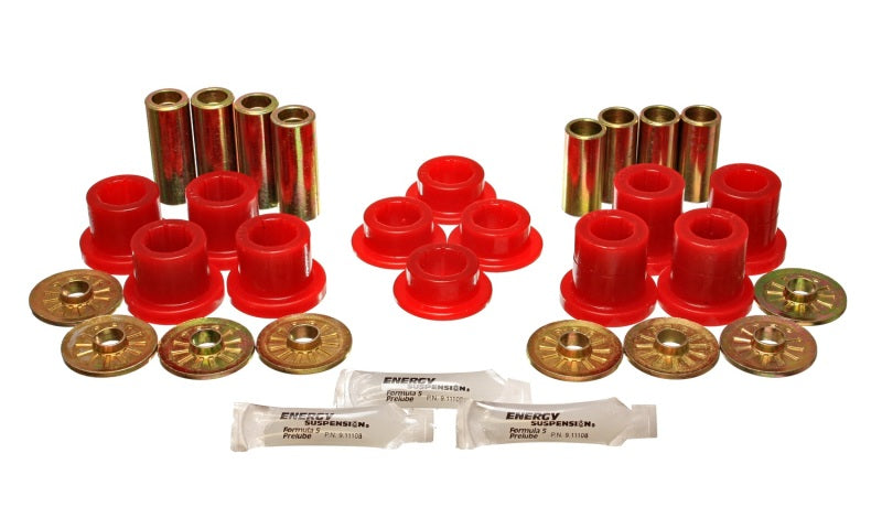 ES Cntrl Arm Bushings - Red - Energy Suspension 92-02 Dodge Viper Red Front Control Arm Bushing Set