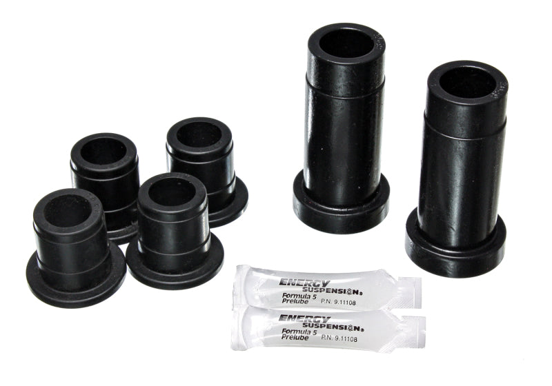 ES Cntrl Arm Bushings - Black - Energy Suspension 79-83 Toyota Pickup 2WD excl T-100/Tundra Black Front Upper&Lower Control Arm Bush