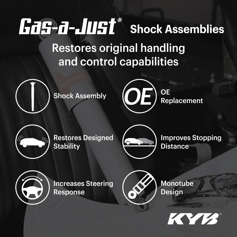 KYB Shocks & Struts Gas-A-Just - KYB 16-19 Ford Escape Gas-a-Just Shock Assembly - Rear