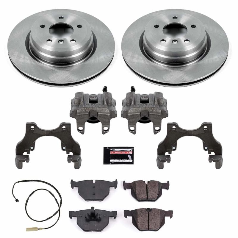 PSB Autospecialty Kit w/Cals - Power Stop 11-13 BMW 335i Rear Autospecialty Brake Kit w/Calipers