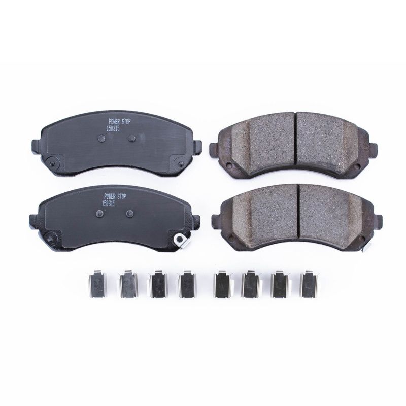 PSB Z17 Evolution Brake Pads - Power Stop 02-07 Buick Rendezvous Front Z17 Evolution Ceramic Brake Pads w/Hardware