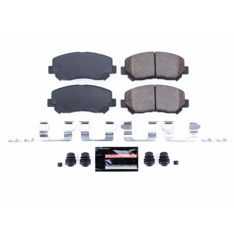 PSB Z23 Evolution Brake Pads - Power Stop 15-17 Chrysler 200 Front Z23 Evolution Sport Brake Pads w/Hardware