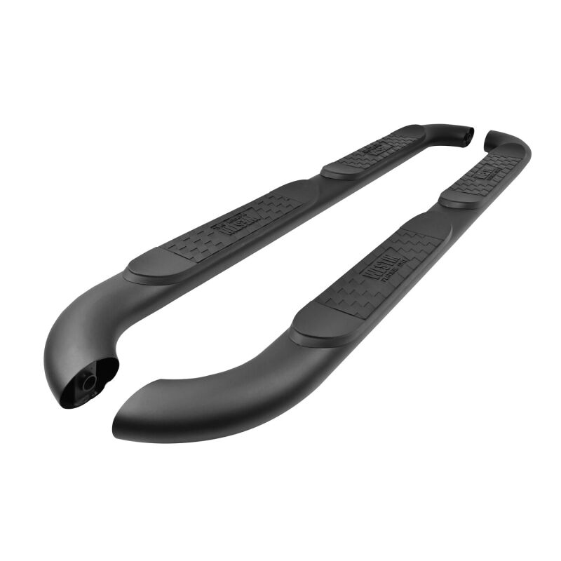 WES Nerf Bars - Platinum 4 - Westin 18-22 Jeep Wrangler JLU 4dr Platinum 4 Oval Nerf Step Bars - Tex. Blk