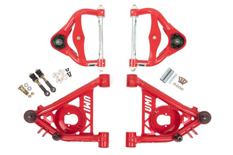 UMI Control Arm Kits - UMI Performance 78-88 G-Body S10 Tubular Front Upper & Lower A-Arms Poly