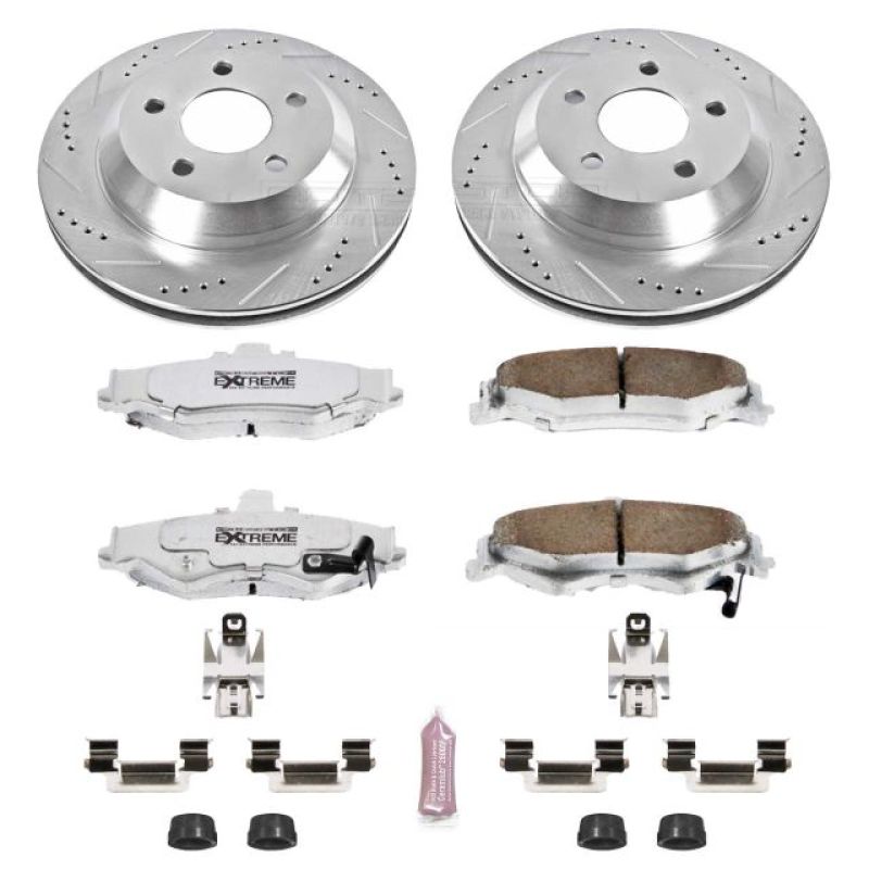 PSB Z26 Street Warrior Kit - Power Stop 98-02 Chevrolet Camaro Rear Z26 Street Warrior Brake Kit