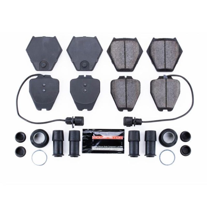 PSB Z23 Evolution Brake Pads - Power Stop 1999 Audi A8 Front Z23 Evolution Sport Brake Pads w/Hardware