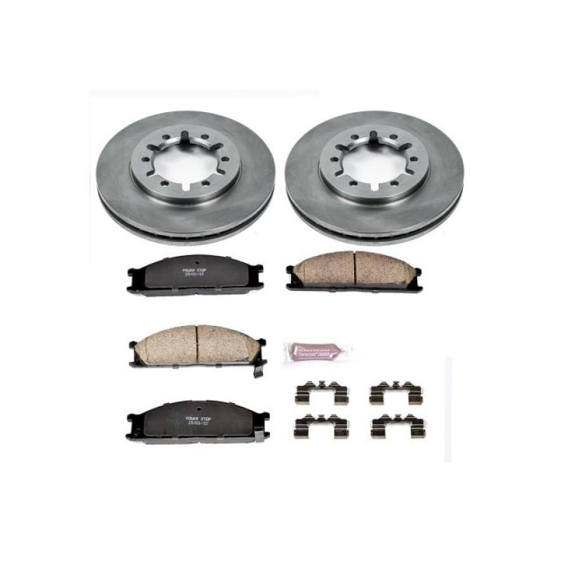 PSB Autospecialty Kit - Power Stop 99-04 Nissan Frontier Front Autospecialty Brake Kit