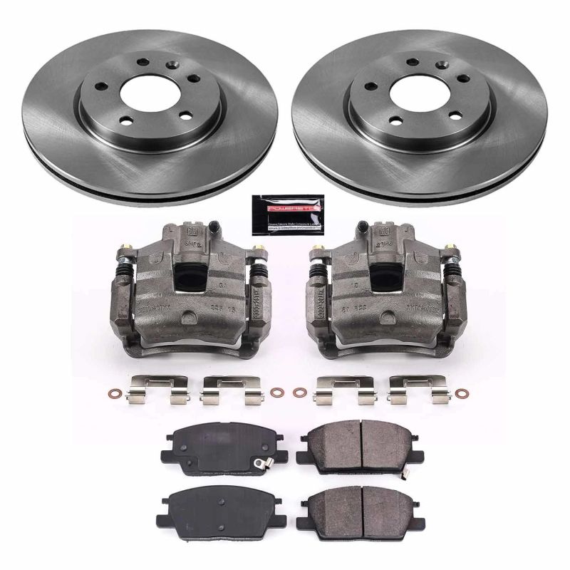 PSB Autospecialty Kit w/Cals - Power Stop 18-19 Buick LaCrosse Front Autospecialty Brake Kit w/Calipers