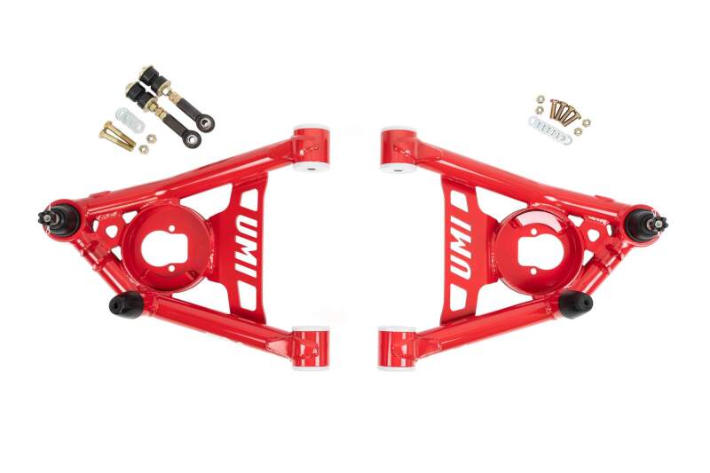 UMI Lower Control Arms - UMI Performance 64-72 GM A-Body Tubular Front Lower A-Arms Delrin Bushings